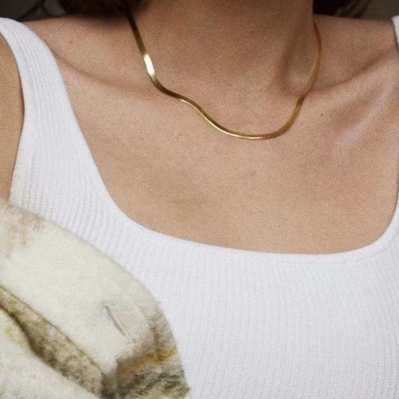 CLOSING SALE!🥰18K Gold Plated 3mm Snake Chain - Picture 4 of 10